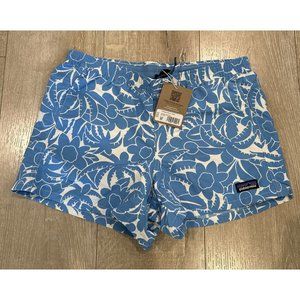 Patagonia Baggies Abundance: Birch White Drawstring 4" Shorts Kids XXL (16-18)